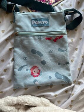 Pony Crossbody Bag in Light Blue
